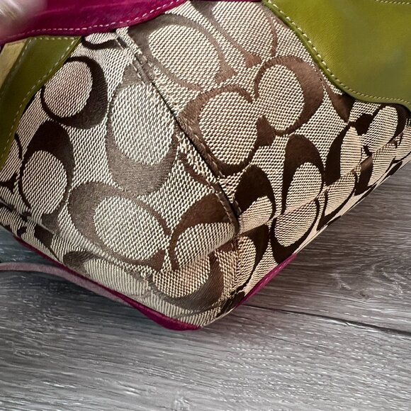 Coach RARE special edition spring 2004 poppy applique Bag - Picture 3 of 7